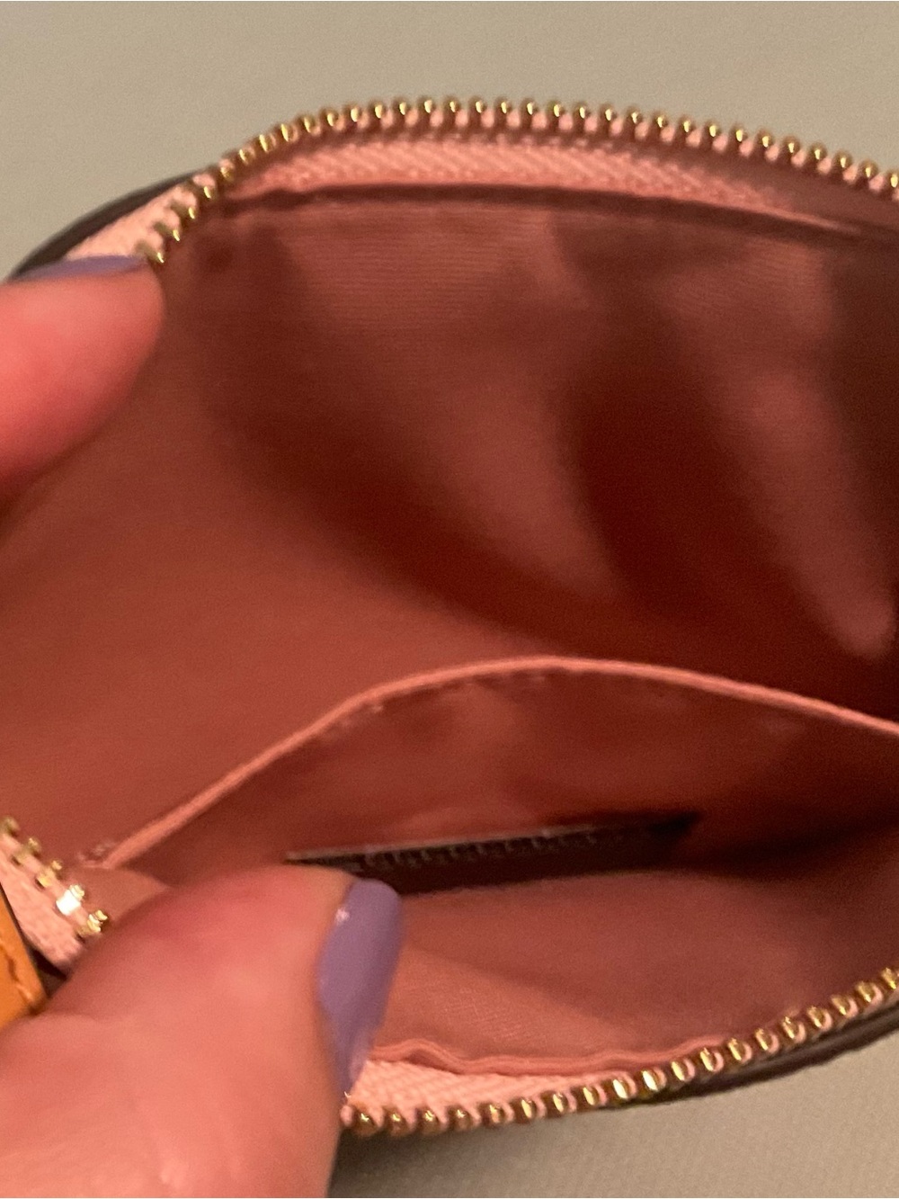 Coach Powder Pink Signature Zip Wristlet New - Picture 5 of 5